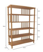 Akasya Kitaplık | 110cm - Görsel 4