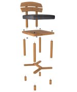 Anemon Sandalye Model 2 | 45cm - Görsel 2