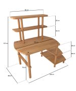 Bilge Çalışma Masası | 134cm - Görsel 4
