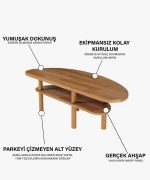 Vela Orta Sehpa | 126cm - Görsel 5