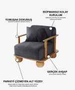 Lumos Tekli Koltuk | 80cm - Görsel 5