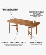 Lior Yemek Masası | 190cm - Görsel 5