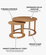 Maris Zigon Sehpa | 80cm - Görsel 5