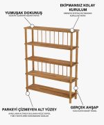 Albus Kitaplık | 110cm - Görsel 5