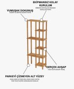 Leverio Kitaplık | 70cm - Görsel 5