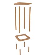 Çuha Kokteyl Sehpası | 44cm - Görsel 3