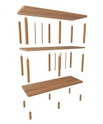 Defne Kitaplık | 76cm - Görsel 3