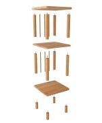 Erguvan Kitaplık | 40cm - Görsel 3