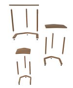 Firuze Zigon Sehpa | 54cm - Görsel 6