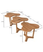 Glayör Zigon Sehpa | 55cm - Görsel 6