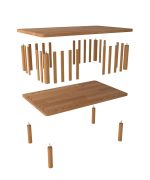 Kafes Orta Sehpa | 90cm - Görsel 3