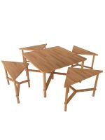 Karezen Orta Sehpa Takımı | 85cm - Görsel 4