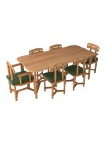 Koza Yemek Masası Takımı | 195cm - Görsel 2