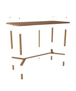 Koza Yemek Masası | 195cm - Görsel 3