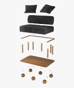 Lumos İkili Koltuk | 140cm - Görsel 3