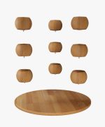 Alva Orta Sehpa | 80cm - Görsel 3