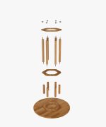 Cove Masa Ve Tabure Takımı | 80cm - Görsel 4