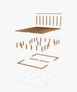 Vega Çift Kişilik Karyola | 207cm - Görsel 3