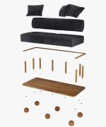 Lumos Üçlü Koltuk | 200cm - Görsel 3