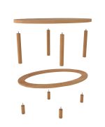 Leylak Orta Sehpa | 86cm - Görsel 3