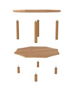 Menekşe Orta Sehpa | 80cm - Görsel 3