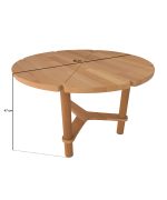 Mimoza Fiskos Ve Orta Sehpa | 65cm - Görsel 4