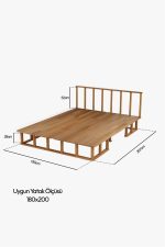 Vega Çift Kişilik Karyola | 207cm - Görsel 4