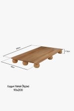 Hilda Tek Kişilik Karyola | 200cm - Görsel 4