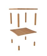 Petunya Orta Sehpa | 58cm - Görsel 3