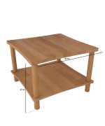 Petunya Orta Sehpa | 58cm - Görsel 4