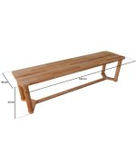 Piyan Bench | 140cm - Görsel 4