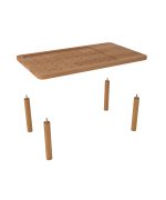 Rosa Laptop Sehpası | 60cm - Görsel 3