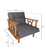 Yekzade Tekli Koltuk | 72cm - Görsel 4