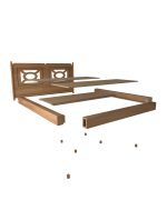 Yengeç Çift Kişilik Karyola | 185cm - Görsel 3