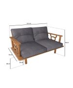 Yengeç İkili Koltuk | 135cm - Görsel 4