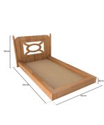 Yengeç Tek Kişilik Karyola | 210cm - Görsel 4