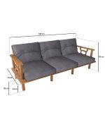 Yengeç Üçlü Koltuk | 195cm - Görsel 10